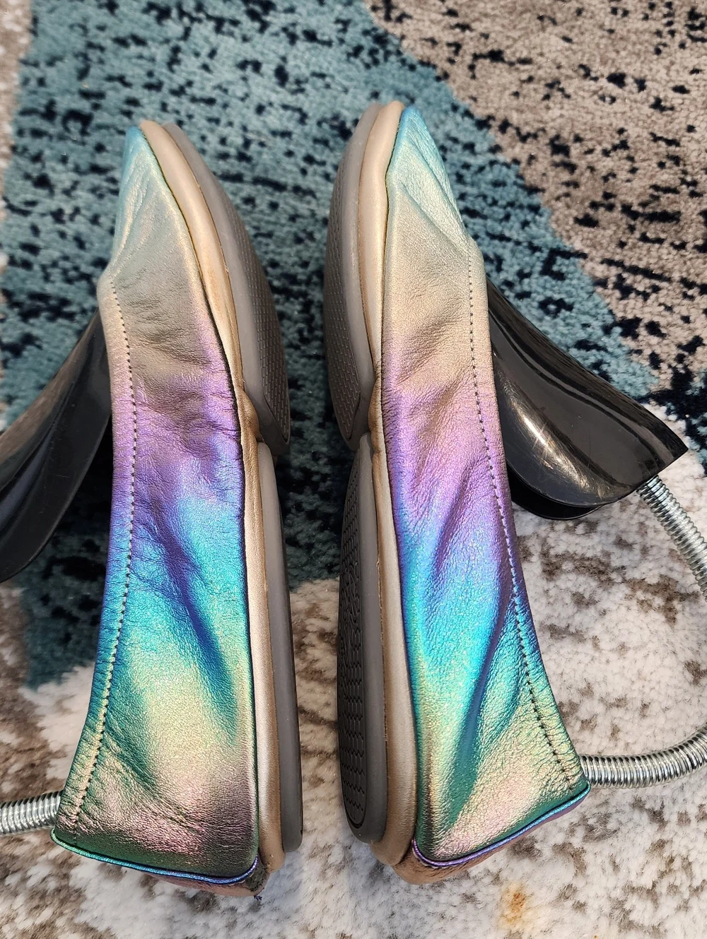 The Storehouse Flats Northern Lights Rainbow Foldable Ballet Size 8 Classic